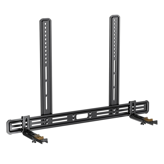 Heavy Duty Sound Bar Mount Bracket for Above or Under TV Black Speaker Bracket Other Furniture Hardware