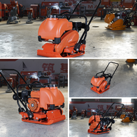 Compacteur de plaques vibrantes pour asphalte ZUJI à moteur essence 5,5 CV, certifié CE, PC90, haute efficacité, nouveau modèle vibrant
