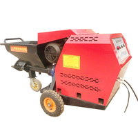 Machine de pulvérisation de mortier portable avec une capacité de 60 L/min, une empreinte de 1300x600x800 mm et une construction robuste pour l'équipement de chantier