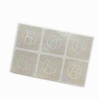 Étiquette d'autocollants de sécurité hologramme Laser 3D Transparent sur mesure