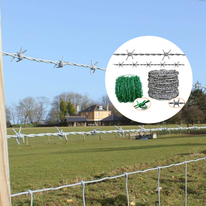 <span class=keywords><strong>Alambre</strong></span> <span class=keywords><strong>de</strong></span> Pua <span class=keywords><strong>de</strong></span> Doble Hilo Trenzado, Calibre 14, Galvanizado en Caliente, Alta Resistencia, 16ga, 500m, 250m, 100m - Product Image 1