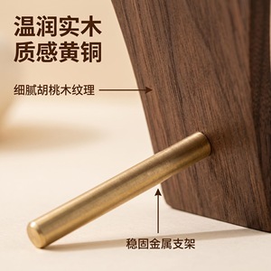 Jingheju Wooden Necklace Display <b>Rack</b> 27x14.5x6cm And 22x14.5x6cm For Desktop Jewelry Storage And <b>Show</b> - Product Image 2