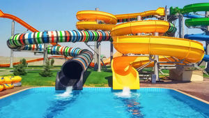 Parc aquatique d'amusement, toboggan aquatique en fibre de verre, toboggan aquatique commercial extérieur, toboggan aquatique en <span class=keywords><strong>piscine</strong></span> enterrée, jeux de parc aquatique amusants, équipement de <span class=keywords><strong>jeu</strong></span> - Product Image 5