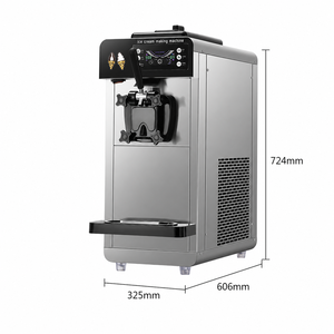Crème glacée chinoise de table commerciale Softserve <span class=keywords><strong>Softice</strong></span> Softy Icecream Making 3 Saveur Soft Serve Ice Cream Maker Prix de la machine - Product Image 1