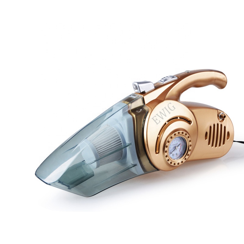 Электрический портативный автомобильный пылесос, автомобильный воздушный насос, насос для шин с аварийной светодиодной подсветкой, 12 В, 120 Вт, автомобильный воздушный компрессор