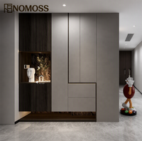 Armoires de chambre à coucher grande capacité, ensemble de chambre moderne avec placard intégré, armoire de chambre personnalisée pour la maison