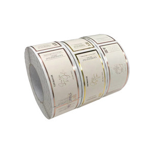 Fantasia lucida laminazione CMYK stampato adesivo etichette gelato in vinile materiale sintetico adesivo rotolo di ringraziamento targhetta - Product Image 1