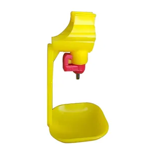 Plastic Bird Coop Chicken Drip Cup Chick Nipple Drinker Poultry Water Feeder Dripping Cup Automatic Drinking Water Hanging Cups