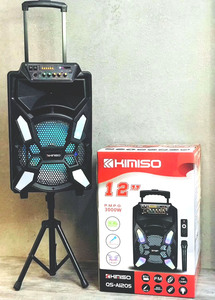 QS-A1250 Kimiso Âm Thanh Cao 12 Inch Xe Đẩy Loa Không Dây Di Động 3000W Với Bộ Chuyển Đổi - Product Image 5