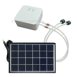 Solar Powered Pond Aerator Pump 6W USB Rechargeable DC 12V For Fish Farming Aquarium - Product Image 1
