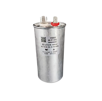 Condensateur à film mince XINRUIDA CBB65 65uf450v avec bornes colorées / Certifié TUV pour la climatisation et le fonctionnement des moteurs