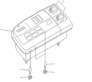 モニターディスプレイパネル7824-85-4000コマツ用ショベル電気部品コントロールパネル - Product Image 4