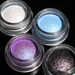 कस्टम मैश धातु दृष्टि थोक शाकाहारी सौंदर्य प्रसाधन क्रूरता मुक्त 14 रंग हीरा ग्लिटर क्रीम दृष्टि जलरोधी - Product Image 4