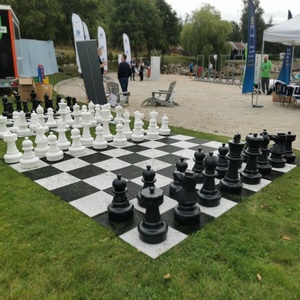 Jeux d'échecs en pierre naturelle <span class=keywords><strong>de</strong></span> luxe sur mesure, grands, d'extérieur, bon marché, pièces d'échecs en marbre avec plateau - Product Image 4