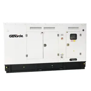 Gerador pequeno da turbina do gás com o gerador posto gás silencioso do dossel 30kw 50kw 100kw 120kw para a venda/