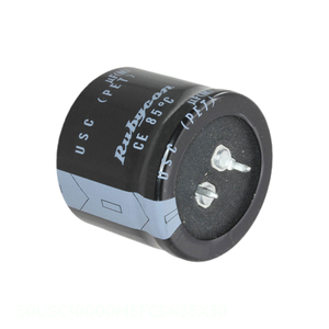 Condensador de Aluminio de 10000 uF, 20%, 50V, Tipo SNAP TH, Canal del Fabricante 50USC10000MEFCSN35X30 - Product Image 1