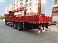 Grue montée sur camion CLW de 12 tonnes, équipement de levage, engrenages/moteurs/roulements/pompes Liyuan, hauteur de levage de 15 m, garantie d'un an - Vente directe
