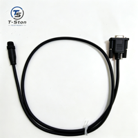 Câble d'extension M12 A-Code 5 broches mâle D-Sub RS232 DB9 pour bus, connecteur de données industriel pour automatisation, NMEA 2000, CANopen, CANBus