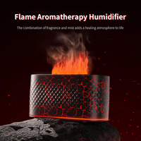 Humidificateur à flamme de feu Diffuseur d'arômes Humidificateur d'air à huile essentielle