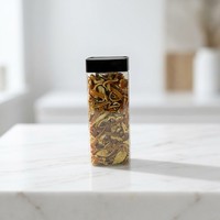 Irisan Kulit Jeruk Mandarin Premium Kering Alami Vegan Non-GMO Bebas Gluten 100g/Kotak untuk Mendukung Pencernaan & Aroma Kaya