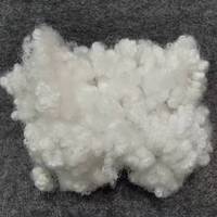 China Factory Direct 7den 64mm Hueco Conjugado Siliconized Fibra cortada de poliéster/Fibra de silicio para almohada