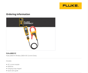 A3003FC Instrumento de Medición y Análisis Portátil Inalámbrico de 100 mA, 1000 V - Product Image 5