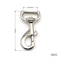Kait Pengunci Putar Nikel Emas Grosir Pabrik, Tahan Lama, Logo Terukir, Kait Pengunci Putar Carabiner, Pengait Pengunci untuk Tas