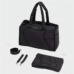 Sac à langer personnalisé <span class=keywords><strong>le</strong></span> plus vendu, grand sac <span class=keywords><strong>de</strong></span> voyage extensible <span class=keywords><strong>pour</strong></span> bébé, sac <span class=keywords><strong>de</strong></span> <span class=keywords><strong>maternité</strong></span> matelassé et gonflé <span class=keywords><strong>pour</strong></span> maman, sac <span class=keywords><strong>de</strong></span> week-end - Product Image 1