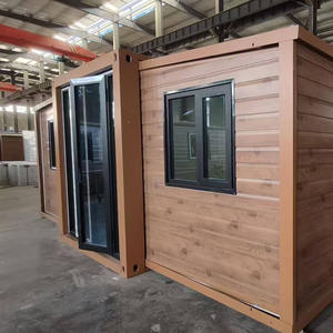 现代预制豪华模块化小型住宅 20 英尺 40 英尺 <span class=keywords><strong>2</strong></span> 卧室钢架预制可扩展集装箱房屋 - Product Image 2