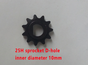25H T8F T10F链轮高速电机原装链轮D孔方孔电机齿轮适用于MY1016 MY1020电机 - Product Image 3