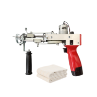 Pistolet de tuftage sans fil à batterie lithium 2-en-1 pour tapis et moquettes, machine à coudre et à tisser, à poils coupés et bouclés, éco-responsable, vente chaude