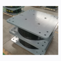 Isolateur élastomère stratifié, roulement d'isolation en caoutchouc à haute amortissement, taille personnalisée, isolateur anti-sismique pour structure de pont