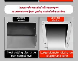 Picadora de carne de cerdo de intestino eléctrica KR, cortador de corte, escritorio multifuncional, relleno automático de salchichas, fruta, patata - Product Image 2