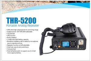 TYT THR-5200 ретранслятор для рюкзака 5 Вт/10 Вт/20 Вт - Product Image 2