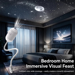 Projecteur de plafond de voiture USB Ciel Étoilé 24-en-1 Lampe d'ambiance Nébuleuse Galaxie avec 24 Motifs - Product Image 5