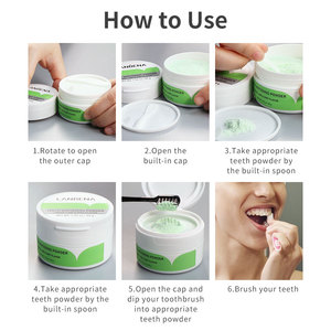 LANBENA Poudre blanchissante pour les dents à la menthe citronnée, marque privée, élimination des taches dentaires - Product Image 5