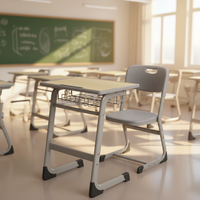 Meubles scolaires en gros d'usine, ensembles de bureaux et de chaises pour étudiants, tables et chaises pour salles de classe