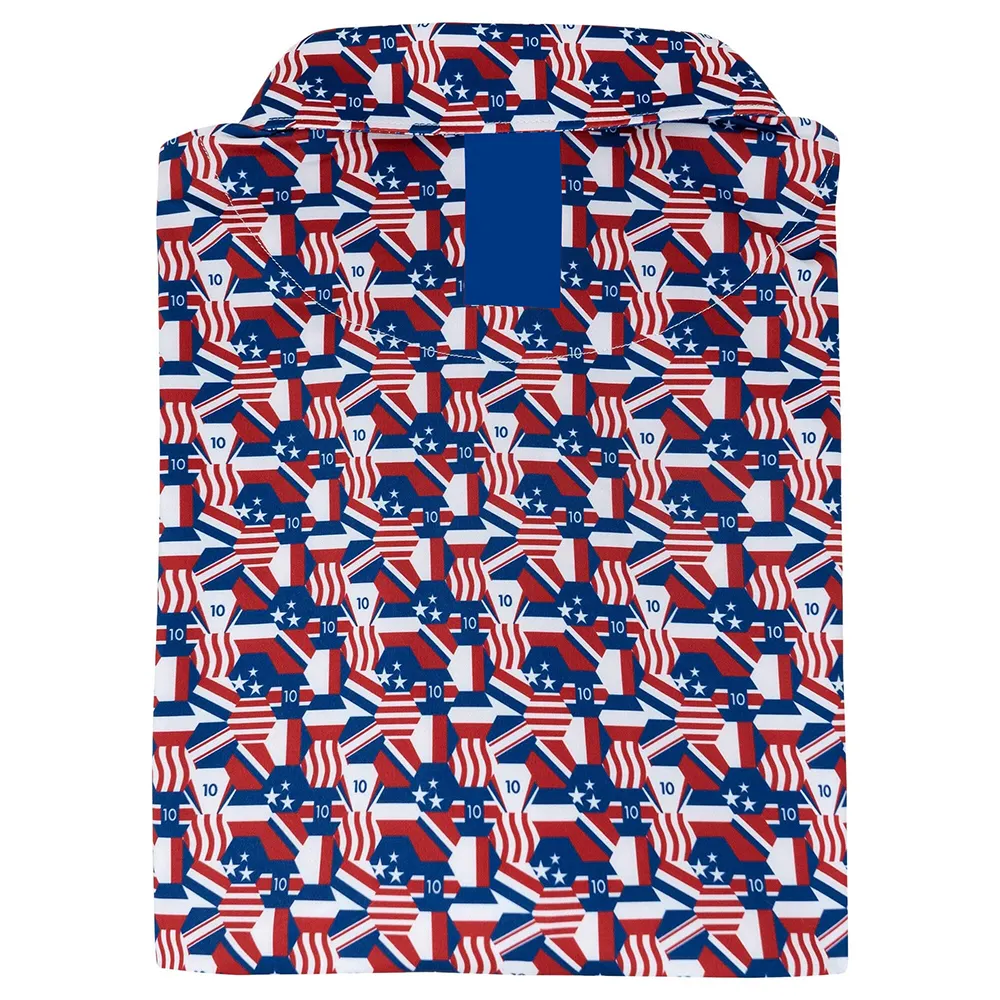 Yingling Custom Good Quality Fashion Luxury Design Uniform Moisture Wicking Golf Polo Shirt For Men Printing