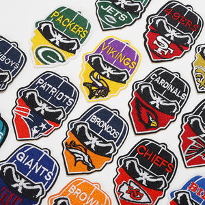 American Sports Fan Collectibles USA Football Teamロゴ刺繍パッチ衣類バッグ用アイロン - Product Image 5