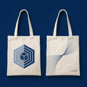 Sac fourre-tout en toile de coton biologique sergé, personnalisé, réutilisable, biodégradable, avec logo imprimé, couleurs personnalisées, origine américaine - Product Image 5