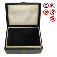 Caja de Bloqueo de Señal RFID, Protector de Llaves Faraday Antirrobo, Caja de Seguridad para Celulares, Tarjetas y Llaves de Auto