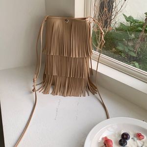 Mới Hàn Quốc <span class=keywords><strong>Fringe</strong></span> Crossbody Túi Thời Trang Retro Điện Thoại Di Động Túi Điện Thoại Di Động Vai Túi Bán Buôn - Product Image 2