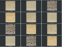 Panneau mural en céramique souple flexible à motif granit Dacite, carrelage en porcelaine flexible pour revêtement extérieur et intérieur
