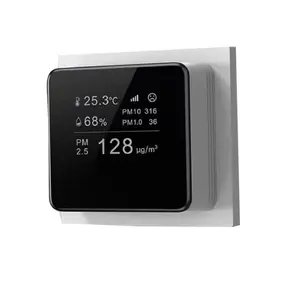 Embedded Air Quality Detector Monitors Carbon Dioxide CO2 Sensor Comfortable Environment With Temperature And Humidity