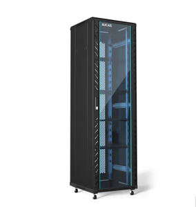 Approvisionnement d'usine Armoire réseau RJ45 9 pouces Armoire de serveur laminée à froid 42U Rack Data Center - Product Image 1