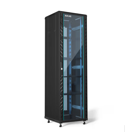 Factory Supply RJ45 Network Cabinet  9 Inches  Cold Rolled Server Cabinet  42U Rack Data Center