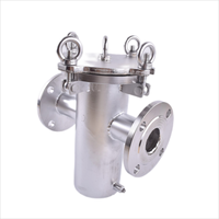 Prix usine DN20/32/50/65/80/100/100/125/150/200 SS à bride simple double Duplex panier filtre crépine boîtier