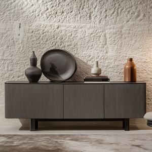 Modern Home <b>Storage</b> <b>Sideboard</b> Cabinet with Textured Doors, Wooden Structure for Living Room and Dining Area Wholesale - Product Image 4