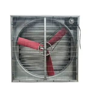 Design moderno 1380mm pollame a parete lama in pvc piccolo otturatore ventilatore per il raffreddamento ad aria serra