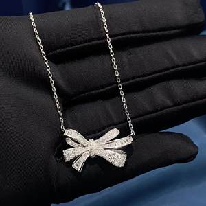 Fashion Designer 925 <b>Sterling</b> <b>Silver</b> Zircon Pendant <b>Necklace</b> Jewelry <b>Woman</b> butterfly <b>Necklaces</b> - Product Image 5